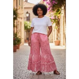 Women’s Shoreline 4X Y2K Tropical Capri Pant NWT Floral Plus